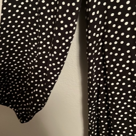 🆕Zara girls kids black and white polka dot button up dress size 11-12 - Picture 5 of 9
